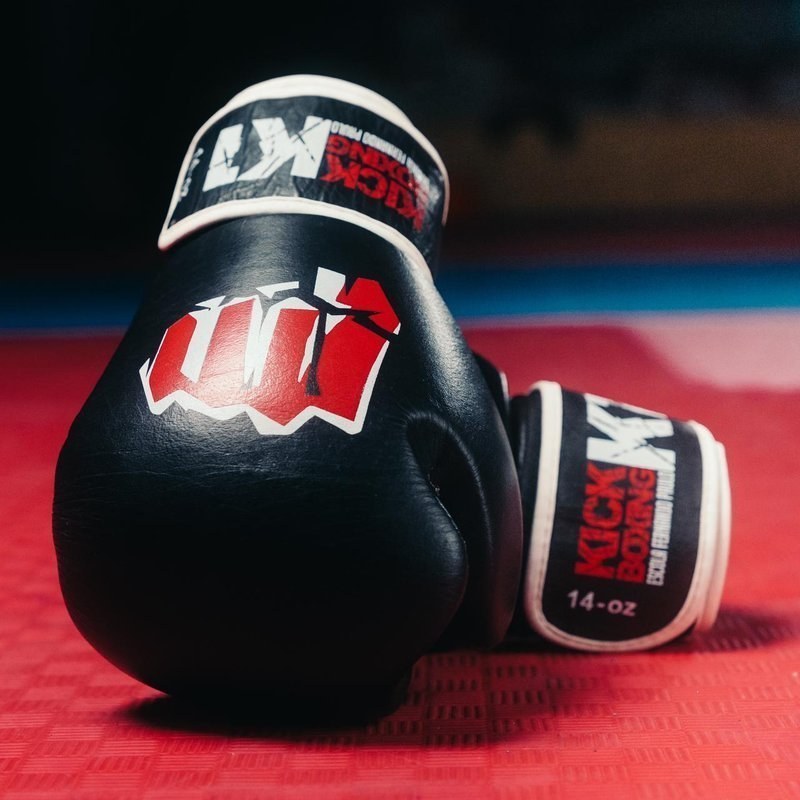 Luvas de Kickboxing Oficiais 10oz em Pele — Equipamento e Vestuário Oficial da Escola de Kickboxing Fernando Paulo (AKFP)